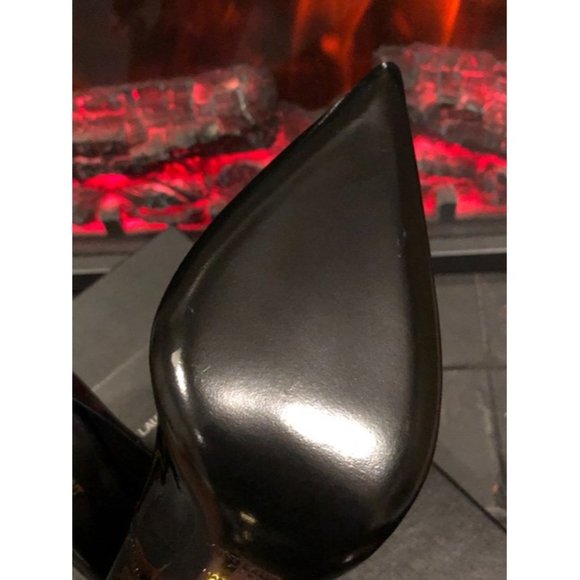 SAINT LAURENT Black Opyum Patent Leather Pumps Size Eu:36.5 - Picture 8 of 11